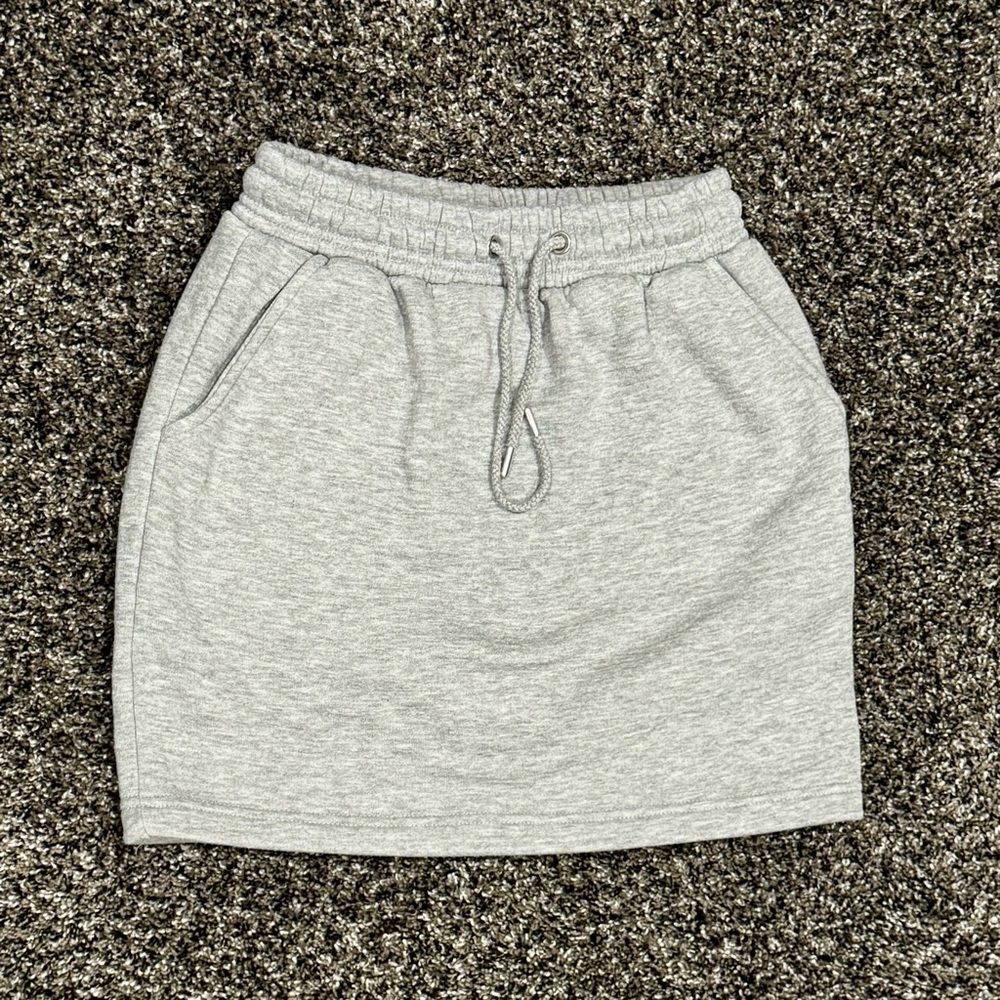 New Gray Fleece Skirt